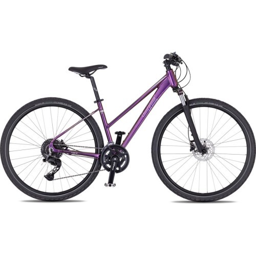 Sieviešu krosa velosipēds 4EVER Pulse Disc 28” – 2026 - Violeta/hologramma