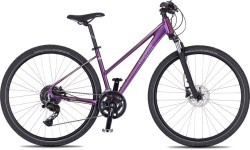 Женский кросс-велосипед 4EVER Pulse Disc 28” – 2026 - Фиолетовый/голограмма