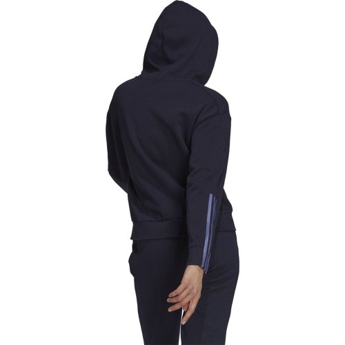 Женская толстовка Adidas W DK FZ Hoodie, синяя H07805