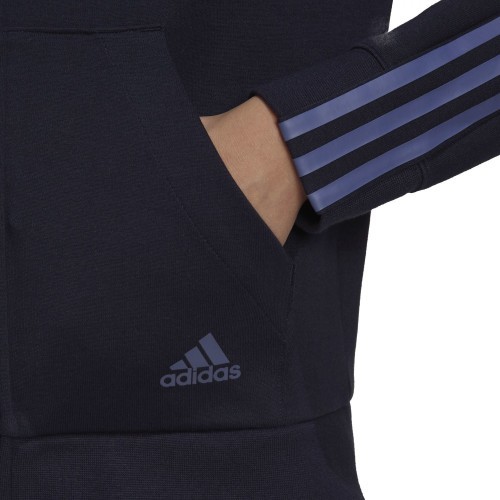 Adidas W DK FZ Hoodie sieviešu džemperis, zils H07805