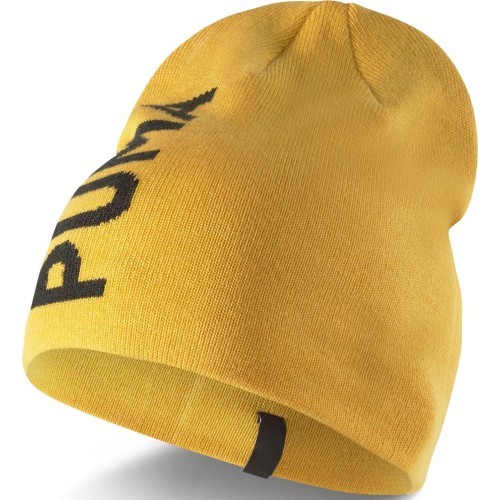 Puma Ess Classic Cuffless Beanie Hat Yellow 023433 06
