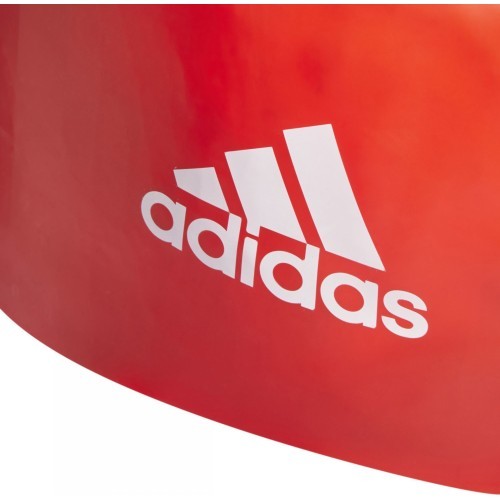 Шапочка для плавания Adidas Sil 3S Cap Y красная HE5081