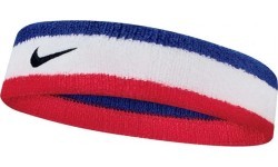 Nike Swoosh Headband White Blue Red N0001544 620