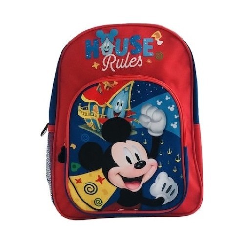 Disney Kids Backpack House Rules Red 21412201 45