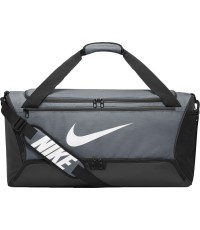 Спортивная сумка Nike Brasilia M Duff 9.5 - 60 л, серая DH7710 068