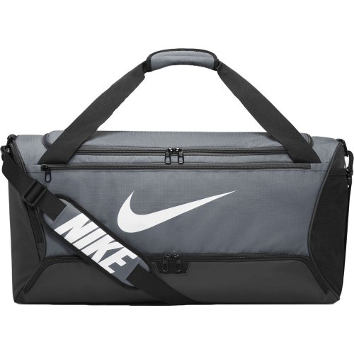 Nike Brasilia M Duff 9.5 Sports Bag - 60 l, Gray DH7710 068