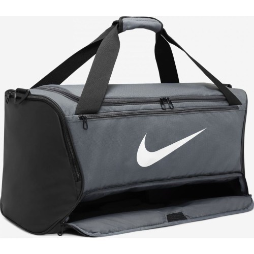 Nike Brasilia M Duff 9.5 sporta soma - 60 l, pelēka DH7710 068