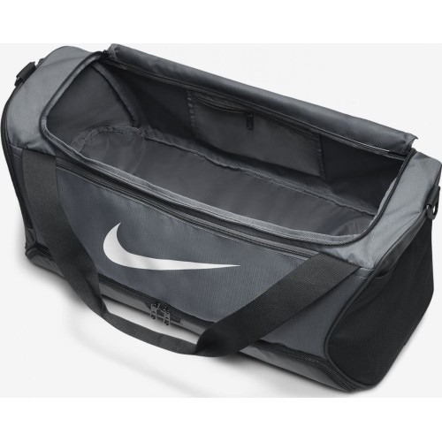 Спортивная сумка Nike Brasilia M Duff 9.5 - 60 л, серая DH7710 068