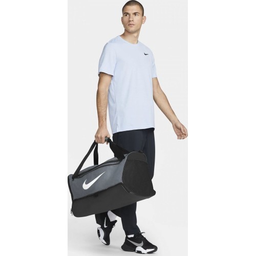 Nike Brasilia M Duff 9.5 sporta soma - 60 l, pelēka DH7710 068
