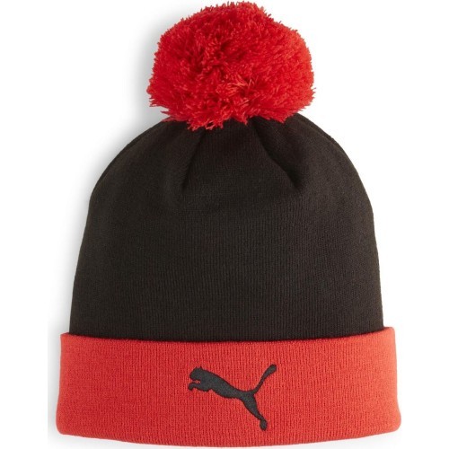 Puma Acm Ess Pom Pom Cap Black Red 025709 04
