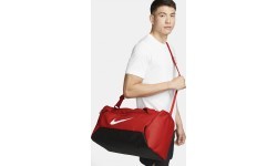 Nike Brasilia S Duff-9.5 Sports Bag Red DM3976 657