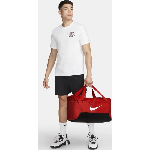 Nike Brasilia S Duff-9.5 Sports Bag Red DM3976 657