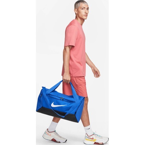 Nike Brasilia S Duff-9.5 Sports Duffel Bag Blue DM3976 480
