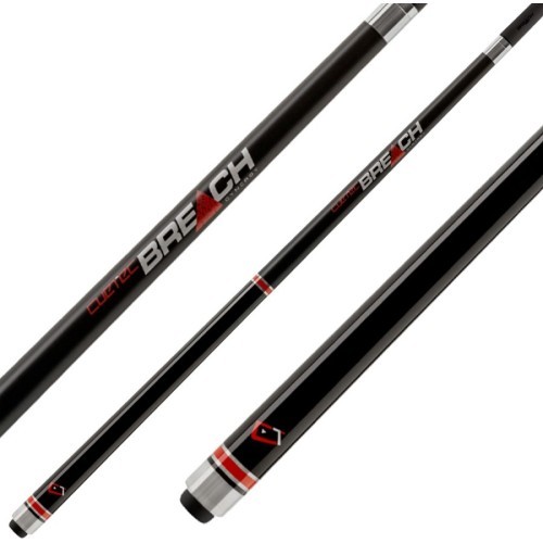 Billiard Cue, Pool, Cuetec Breach Cynergy CT-15K Carbon Break, Metallic-Black, 3/8x14