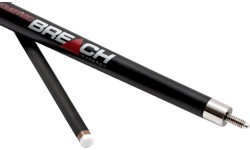 Biljarda ķijs Cuetec Breach Cynergy CT-15K Carbon Break, metāliski melns, 3/8x14