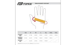 Pirštinės Force FINE // dydis: M (juoda/balta)
