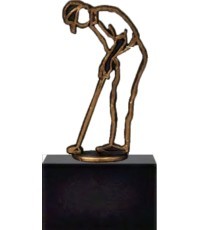 BEL561 Golf Statuette - 16,5cm - Bronza
