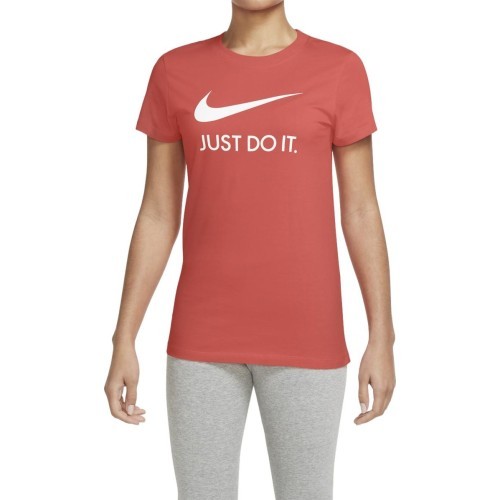 Nike NSW Tee JDI Slim women's top, coral CI1383 814