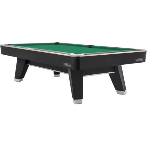 Biljarda galds Pool Mr-Sung ACURRA by Rasson, 9 ft, matēts melns (Strong Black), Simonis 760 gelbgrün