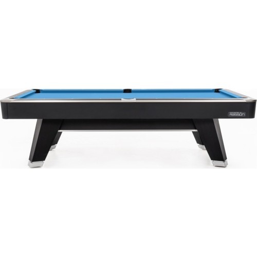 Biljarda galds Pool Mr-Sung ACURRA by Rasson, 9 ft, matēts melns (Strong Black), Simonis 760 gelbgrün