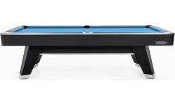 Biljarda galds Pool Mr-Sung ACURRA by Rasson, 9 ft, matēts melns (Strong Black), Simonis 760 gelbgrün