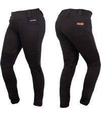 Women’s Motorcycle Leggings W-TEC Lukrecia - Чёрный