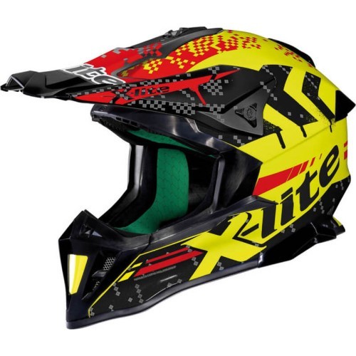 Motocross Helmet X-Lite X-502 Nac-Nac LED Yellow - Black/Yellow