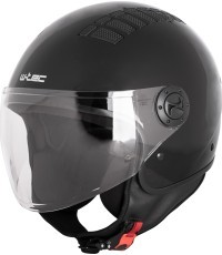 Atvērtā tipa ķivere W-TEC Baraldo - Spīdīgi melns