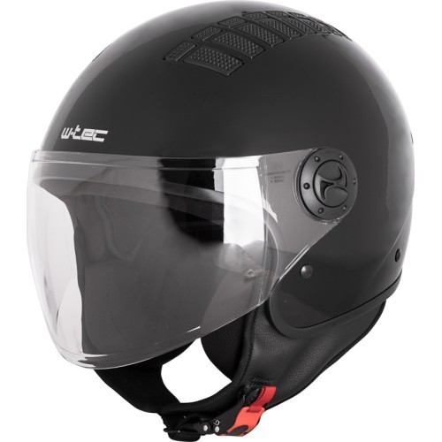 Open-Face Helmet W-TEC Baraldo - Black Glossy