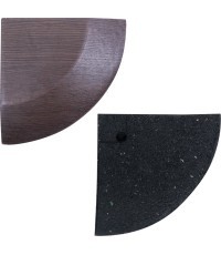Stūra elements Luxteko vafeļu grīdas paklājiem 2 cm, 1 gab. - Koks