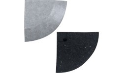 Stūra elements Luxteko vafeļu grīdas paklājiem 2 cm, 1 gab. - Marmors