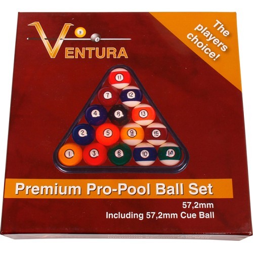Ventura Premium Pro-Pool Ball Set 57.2mm
