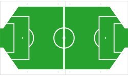 Galda futbols Garlando Coperto ar monētu automātu, ar stikla vāku, Sport Professional