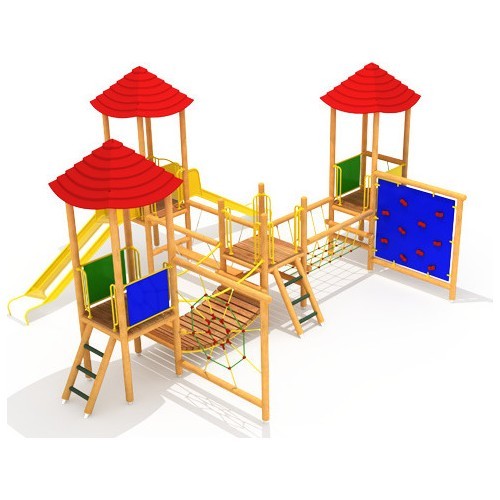 Деревянная детская игровая площадка Model 0505A
