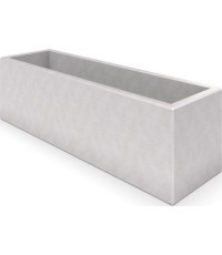 Balts betona puķu pods Inter-Play Deco 04