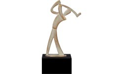 Статуэтка BEL445 Гольф - 20,5cm - Бронза