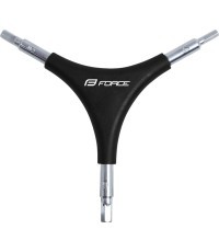 FORCE 3-way hex key 4/5/6 mm
