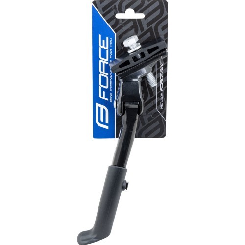 FORCE bicycle kickstand 12-20" (aluminum, black)