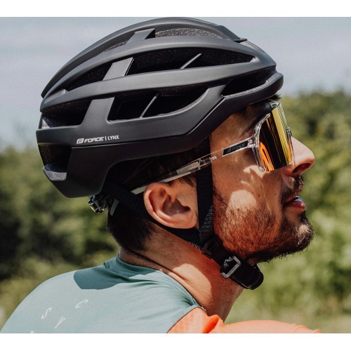 Velo ķivere FORCE Lynx, izmērs L/XL (58-62 cm), matēti melna