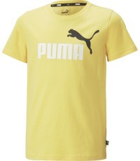 Puma Ess+ 2 Col Logo Tee Junior Yellow 586985 45