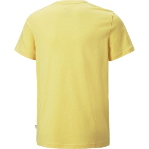 Футболка детская Puma Ess+ 2 Col Logo Tee жёлтая 586985 45