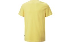 Футболка детская Puma Ess+ 2 Col Logo Tee жёлтая 586985 45