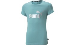 Puma Ess+ Logo bērnu T-krekls, zaļš 846953 61