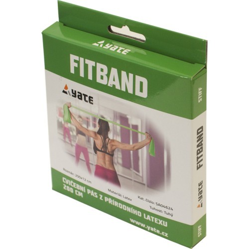 Resistance Band Yate,  200x12 cm - Hard, Green