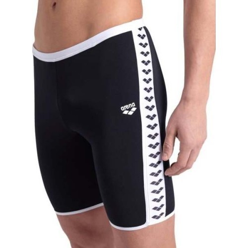 Peldbikses M Icons Swim Jammer Solid Black-White 100 - 510