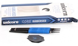 Šautriņas Unicorn Core Plus Rubberized Brass Blue, 3 gab.