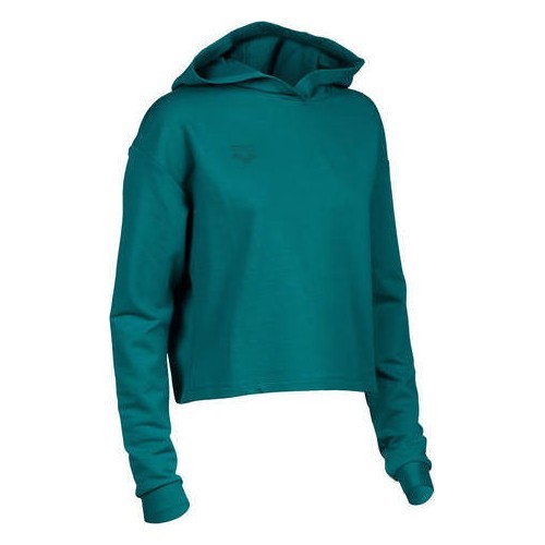 W Hooded Sweat Fleece Green L - 660