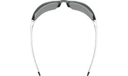 Uvex equate white matt / mirror silver glasses