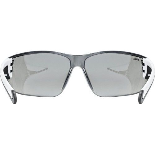 Brilles Uvex equate white matt / mirror silver
