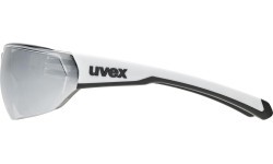 Brilles Uvex equate white matt / mirror silver